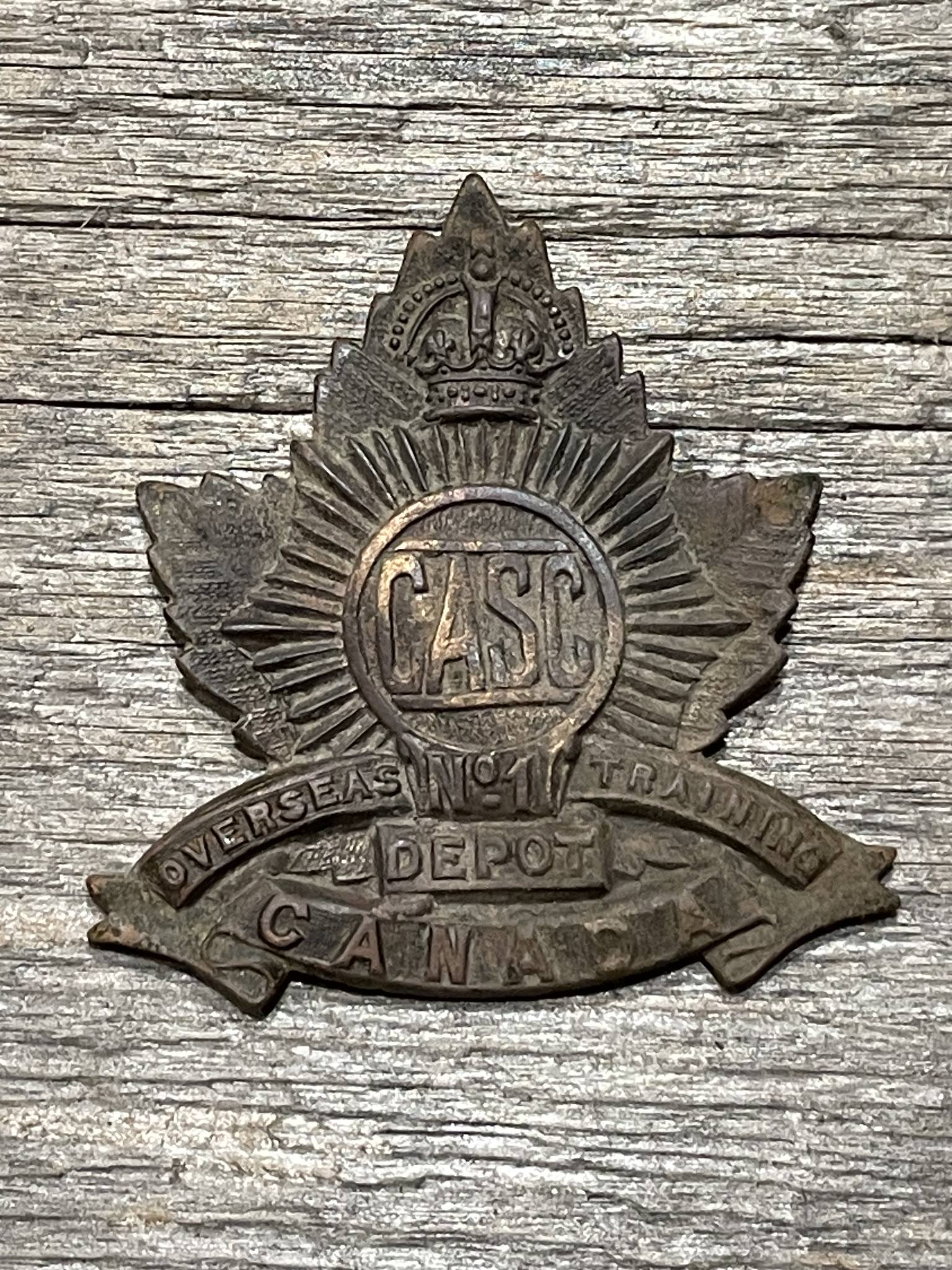 Ray's cap badge restoration
