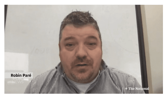 Robin Paré on the CBC National