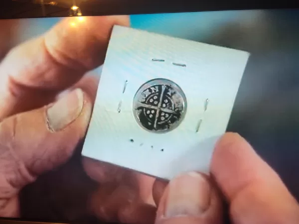 Randy finding the King Edward the 2 penny