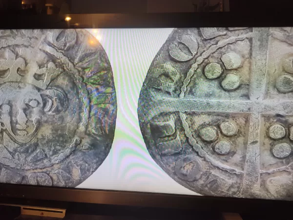 Randy finding the King Edward the 2 penny