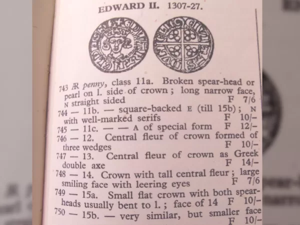 Randy finding the King Edward the 2 penny