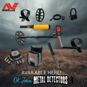 Ok John Metal Detectors www.okjohnmetaldetectors.com 460 Minelab Vanquish 460 Pro-Find 35 Adventure Bundle