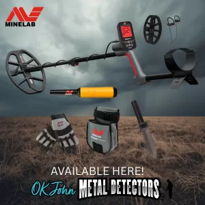 Ok John Metal Detectors www.okjohnmetaldetectors.com Adventure Minelab Vanquish 560 Pro Pack Metal Detector with Pro-Find 35 and Adventure Pack