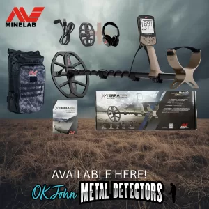 Ok John Metal Detectors www.okjohnmetaldetectors.com Bundle Minelab X-Terra Elite Expedition Backpack Bundle